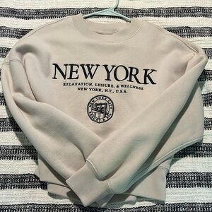 Abercrombie & Fitch Cream Sweater
